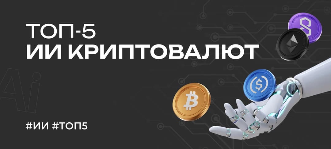 Топ-5 криптовалют на базе искусственного интеллекта в 2025 году 