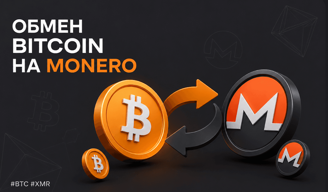 Как обменять Bitcoin (BTC) на Monero (XMR) в 2026 году
